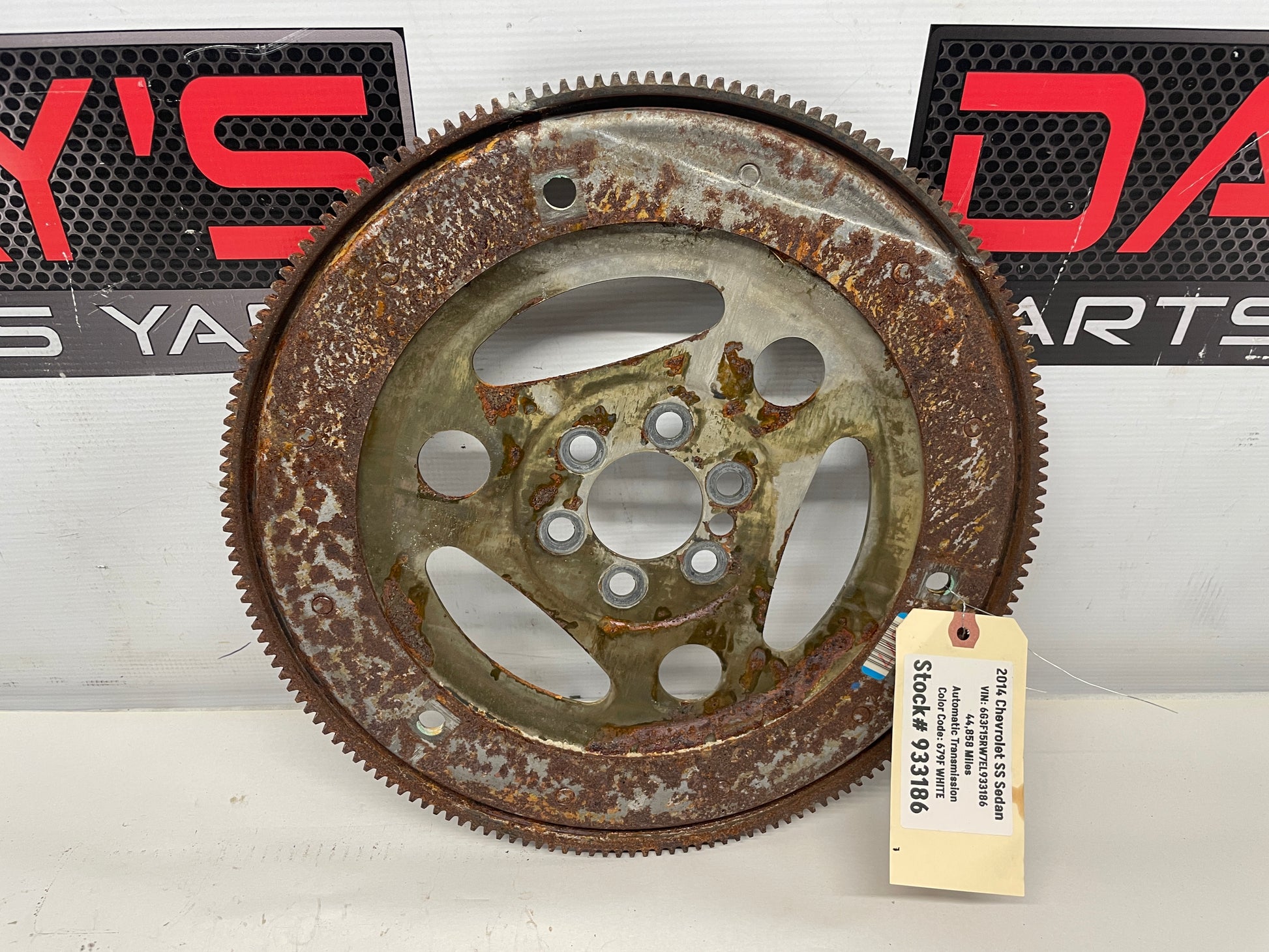 2014 Chevy SS Sedan Automatic Transmission Flex Plate Flywheel OEM - Day's Parts Yard