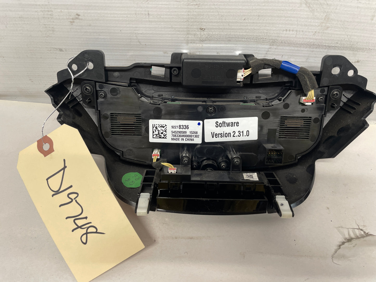 2016 Chevy SS Sedan Heater AC HVAC Temperature Hazard Control OEM - Day's Parts Yard