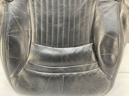 2008 Chevy C6 Corvette RH Passenger Front Seat Lower Bottom Black Leather Cover OEM