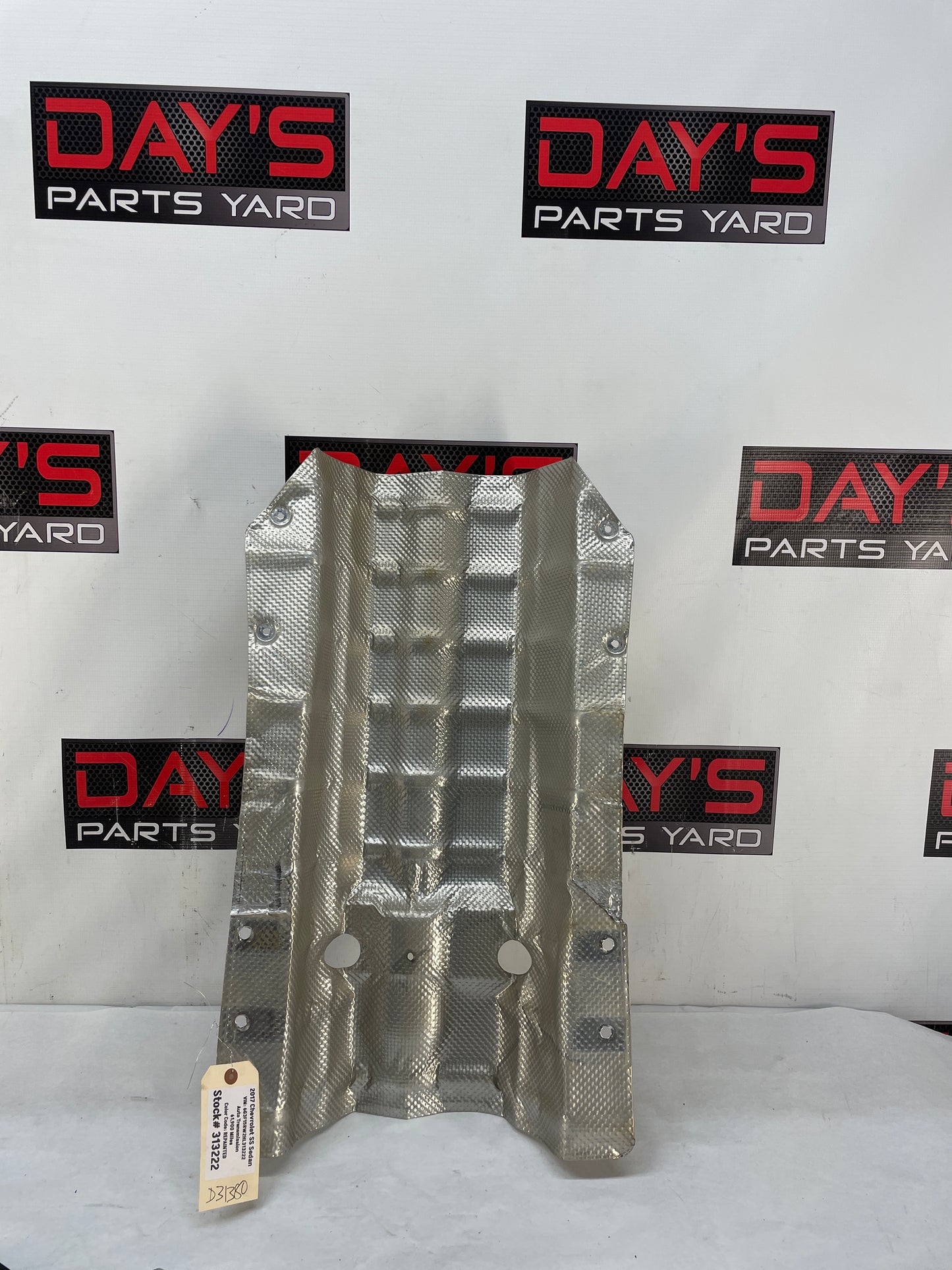 2017 Chevy SS Sedan Transmission Tunnel Exhaust Heat Shield OEM - Day's Parts Yard