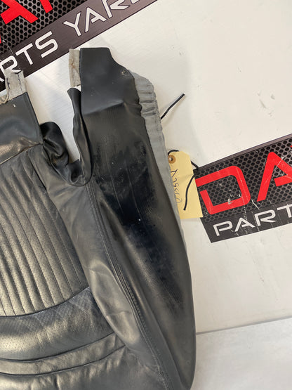 2008 Chevy C6 Corvette RH Passenger Front Seat Lower Bottom Black Leather Cover OEM