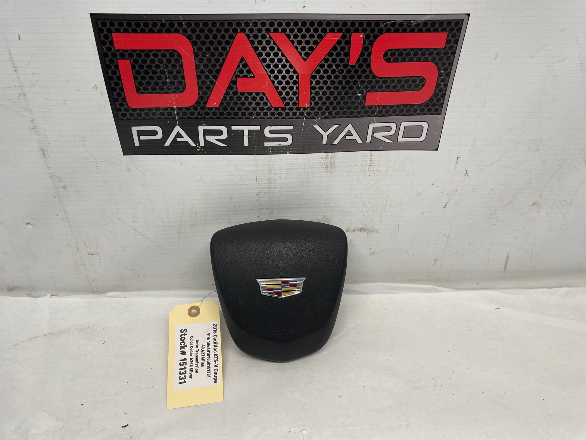 2016 Cadillac ATS-V Coupe Steering Wheel Airbag Air Bag OEM - Day's Parts Yard