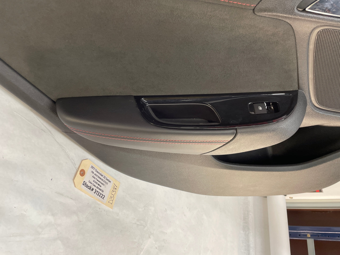 2017 Chevy SS Sedan Rear LH Driver Door Panel OEM - Day's Parts Yard