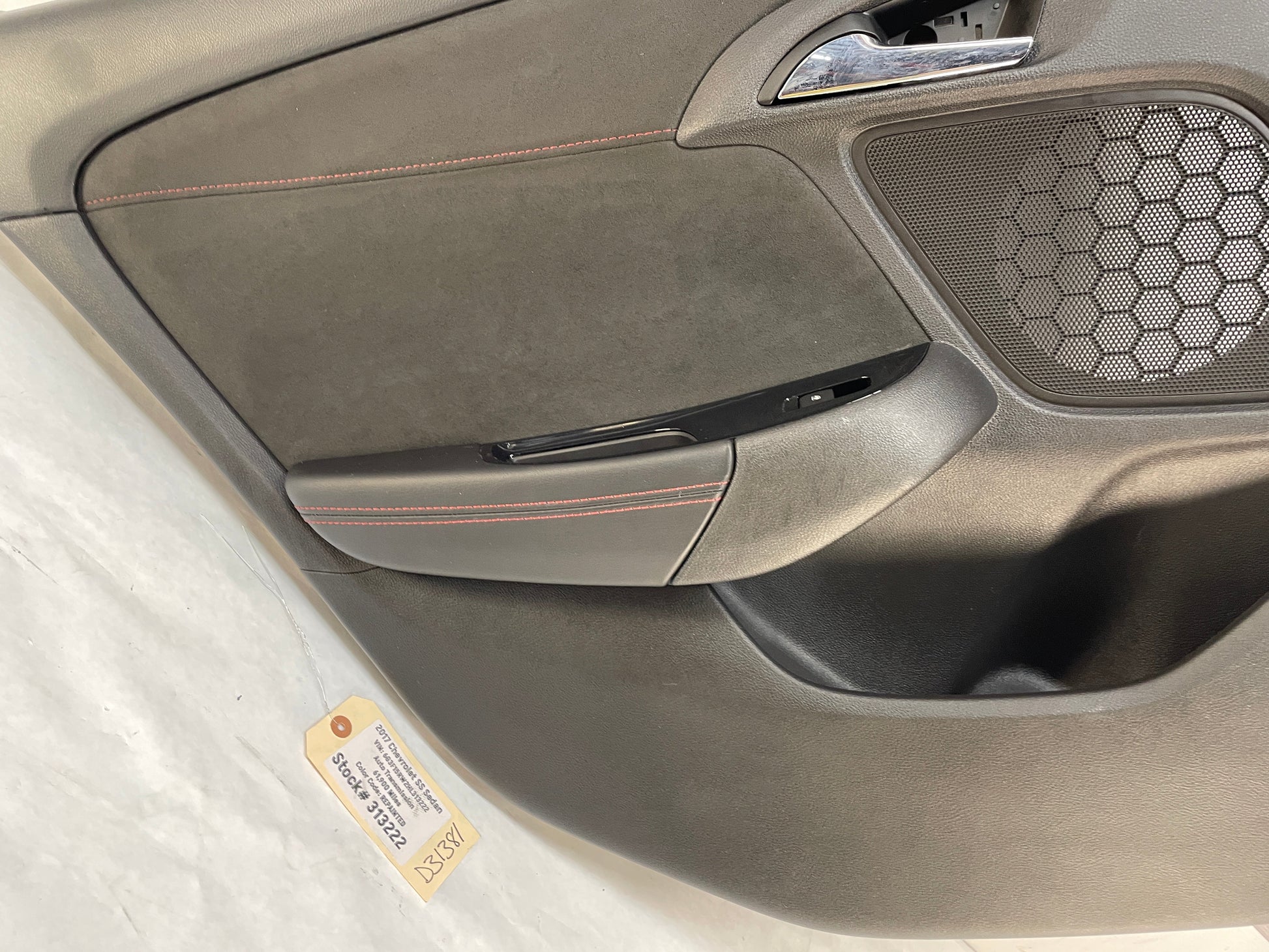 2017 Chevy SS Sedan Rear LH Driver Door Panel OEM - Day's Parts Yard