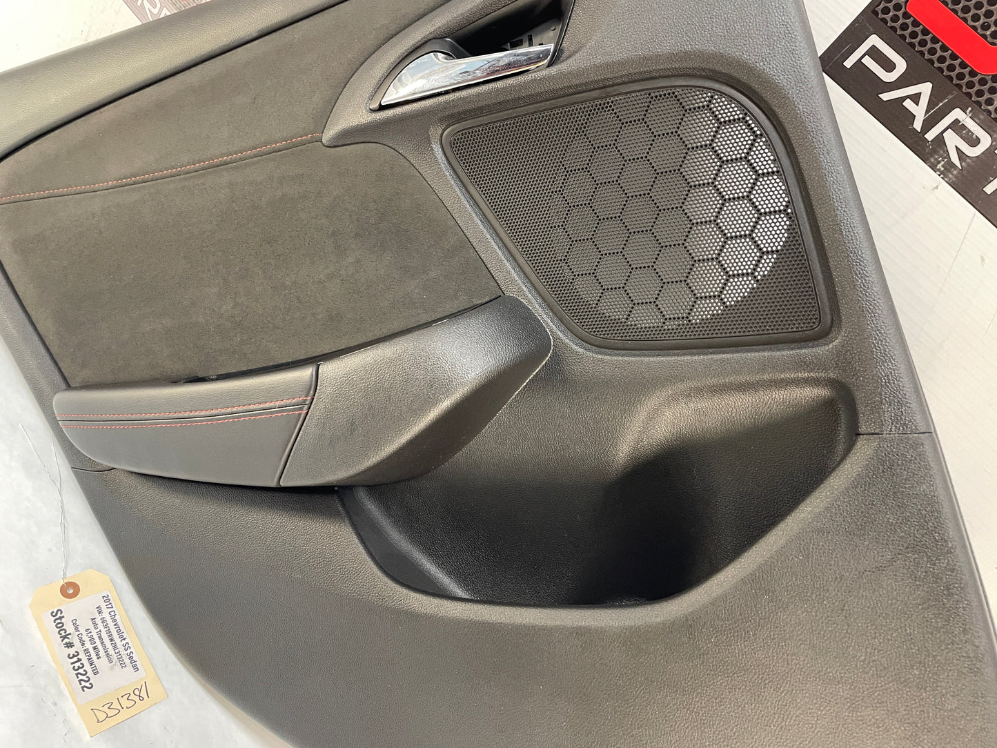 2017 Chevy SS Sedan Rear LH Driver Door Panel OEM - Day's Parts Yard