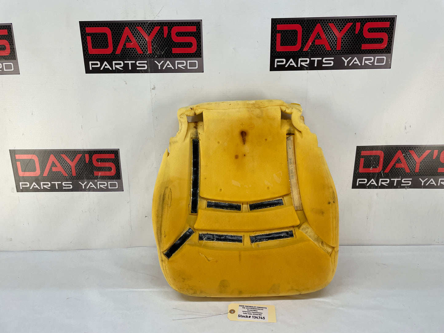 2008 Chevy C6 Corvette RH Passenger Front Seat Lower Bottom Foam OEM