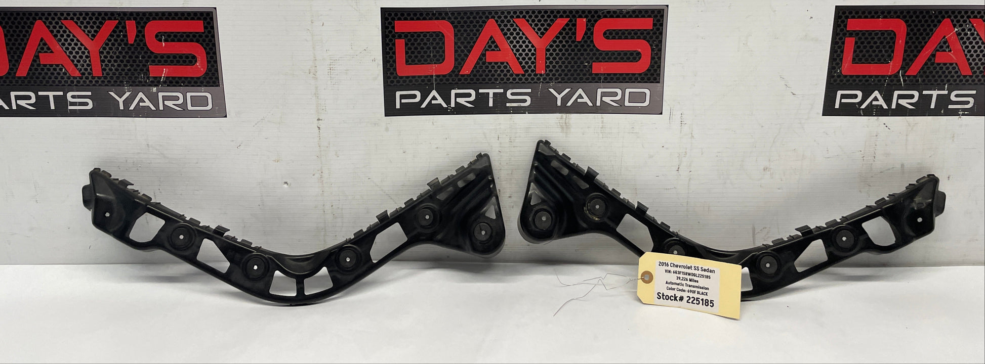 2016 Chevy SS Sedan Rear Bumper Fascia Guides Brackets RH & LH OEM - Day's Parts Yard