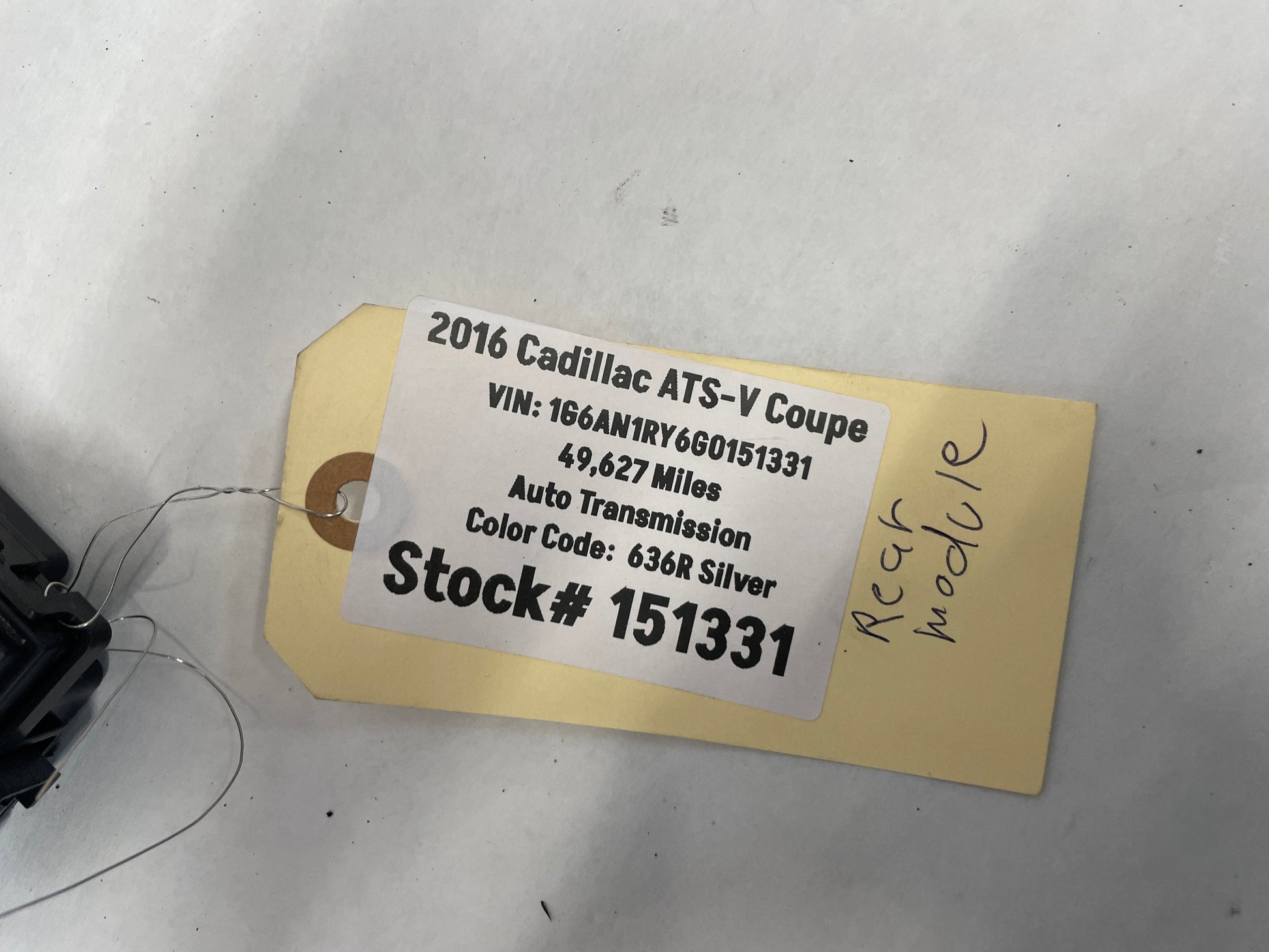 2016 Cadillac ATS-V Coupe Keyless Entry Control Module OEM - Day's Parts Yard