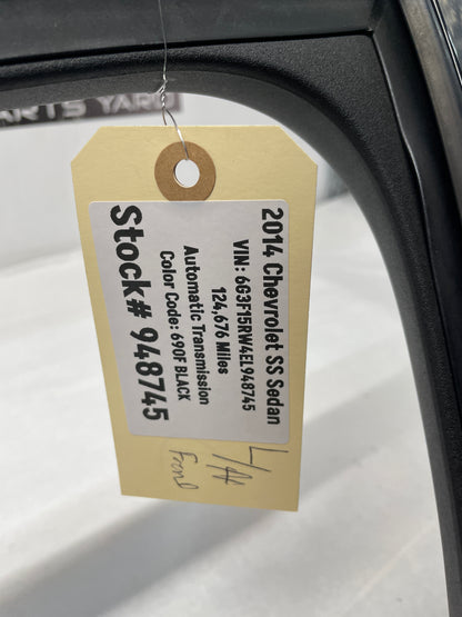 2014 Chevy SS Sedan LH Driver Front Exterior Door OEM