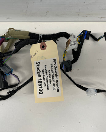 2015 Chevy SS Sedan Center Console Floor Wire Wiring Harness OEM