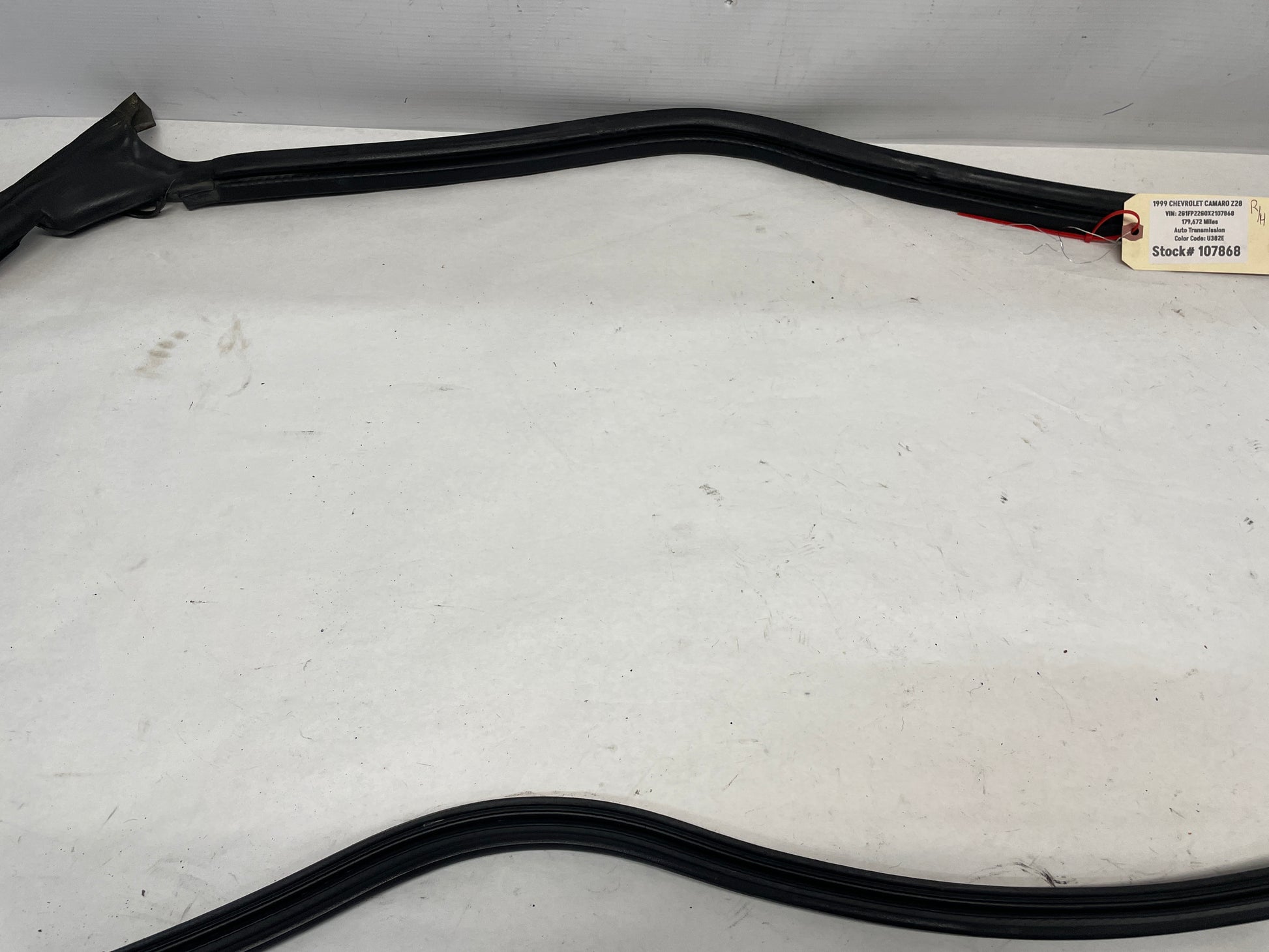 1999 Chevy Camaro Z28 RH Passenger Door T-Top Weather Strip Seal OEM - Day's Parts Yard