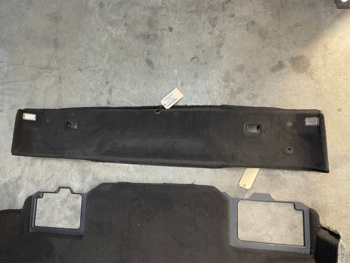 2008 Chevy C6 Corvette Rear Cargo Trunk Carpet OEM