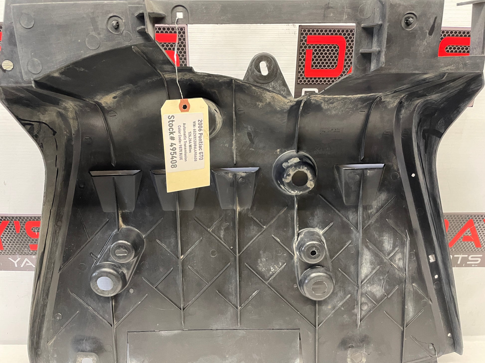 2006 Pontiac GTO Rear Air Deflector Differential Center Lower Body Cover OEM - Day's Parts Yard