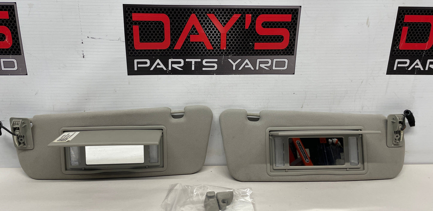 2015 Chevy SS Sedan RH & LH Sun Visor Sunvisor w/Clips OEM - Day's Parts Yard