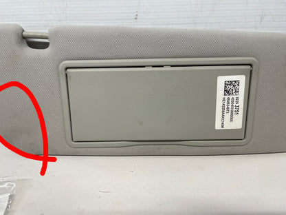 2015 Chevy SS Sedan RH & LH Sun Visor Sunvisor w/Clips OEM - Day's Parts Yard
