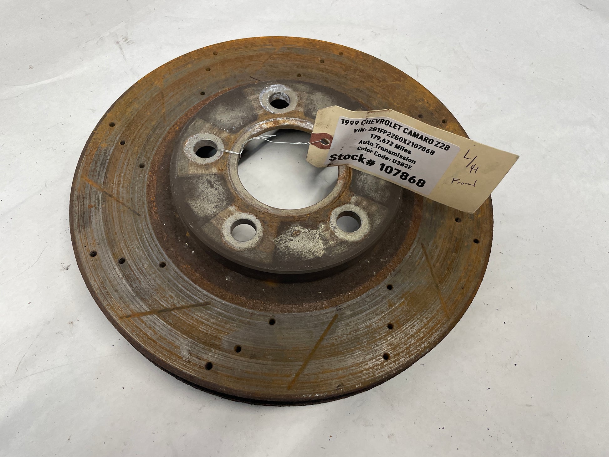 1999 Chevy Camaro Z28 RH & LH Front Brake Calipers & Rotors OEM - Day's Parts Yard