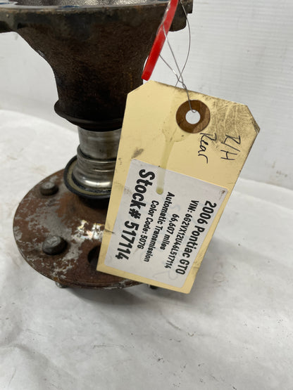 2006 Pontiac GTO RH Passenger Rear Suspension Wheel Axle Flange Hub OEM