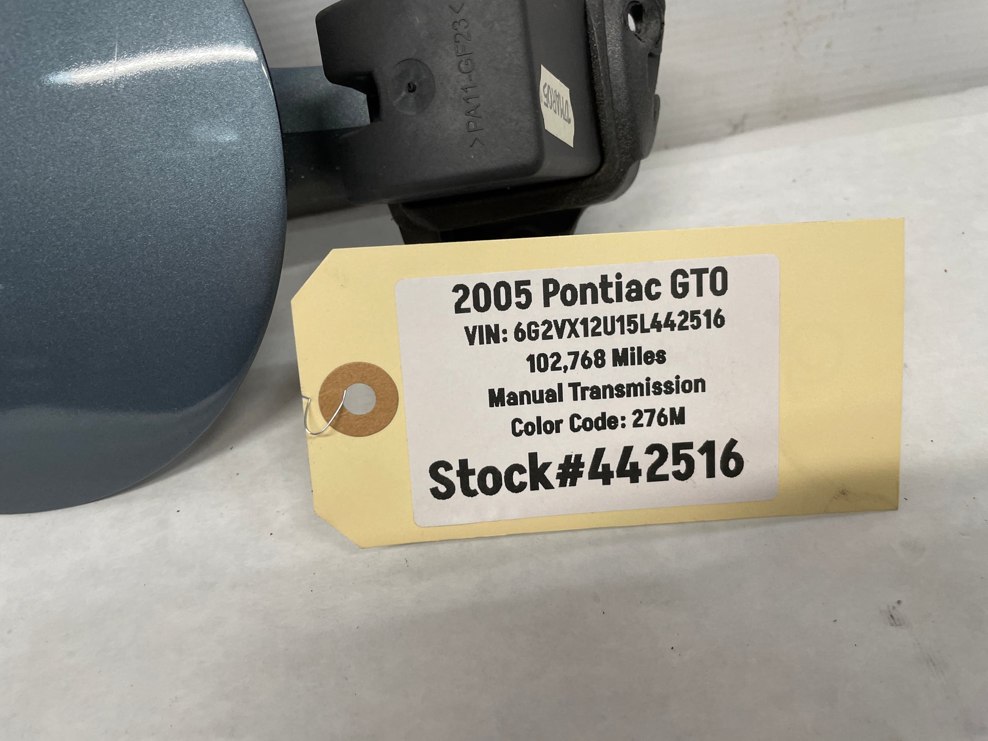 2005 Pontiac GTO Fuel Gas Door Lid Cover OEM - Day's Parts Yard