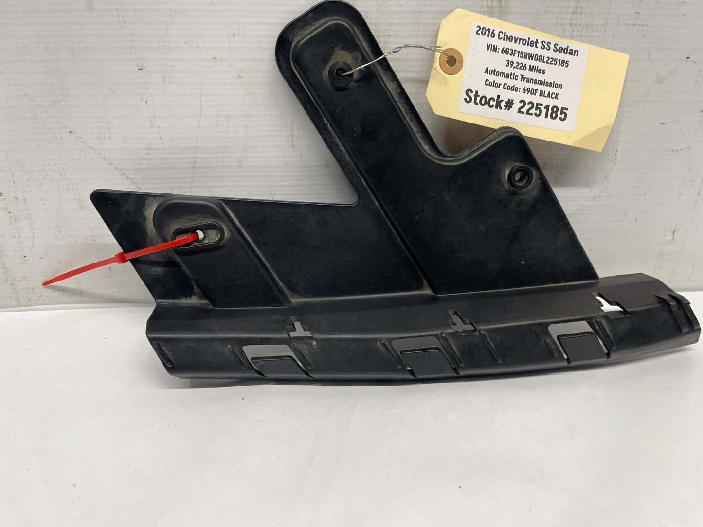 2016 Chevy SS Sedan RH Passenger Front Bumper Headlight Head Light Bracket OEM - Day's Parts Yard