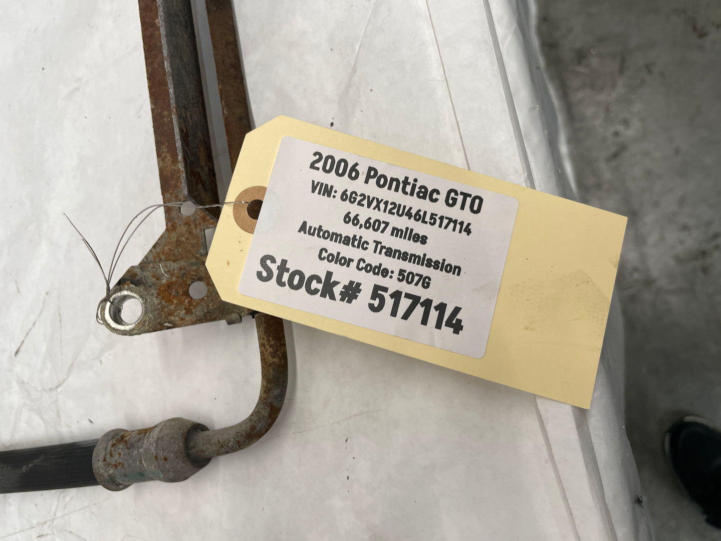 2006 Pontiac GTO Power Steering Lines Hoses Tubes OEM