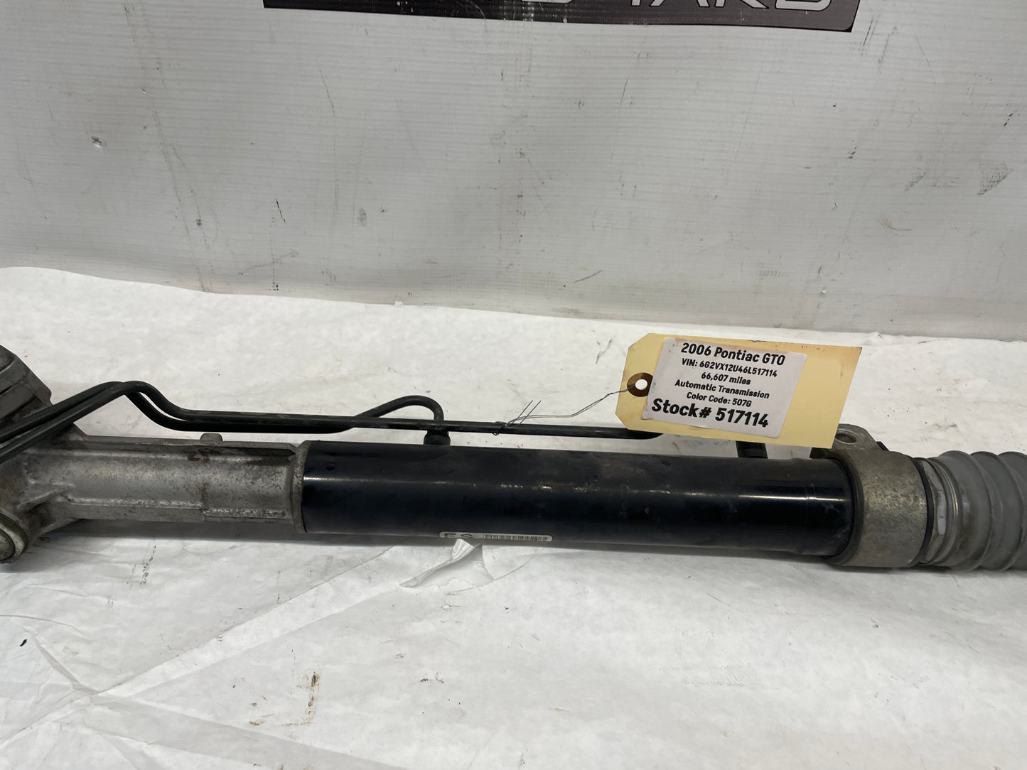 2006 Pontiac GTO Power Steering Rack and Pinion Gear Assembly OEM