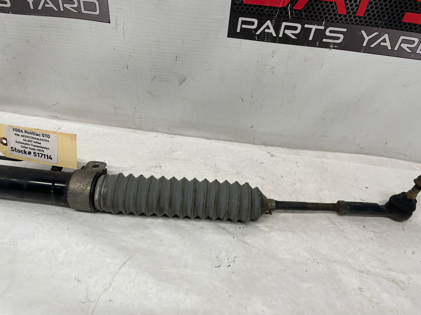 2006 Pontiac GTO Power Steering Rack and Pinion Gear Assembly OEM