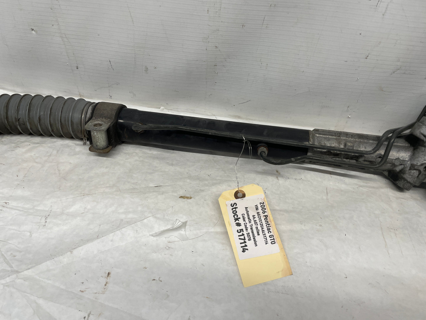 2006 Pontiac GTO Power Steering Rack and Pinion Gear Assembly OEM