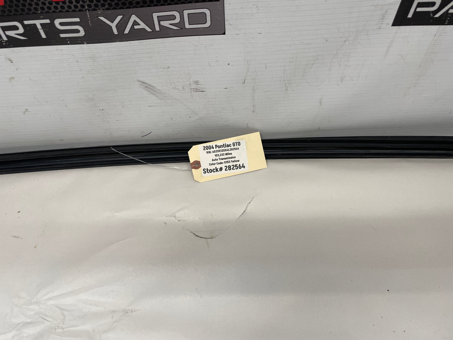 2004 Pontiac GTO LH Driver Door Weather Strip Seal OEM - Day's Parts Yard