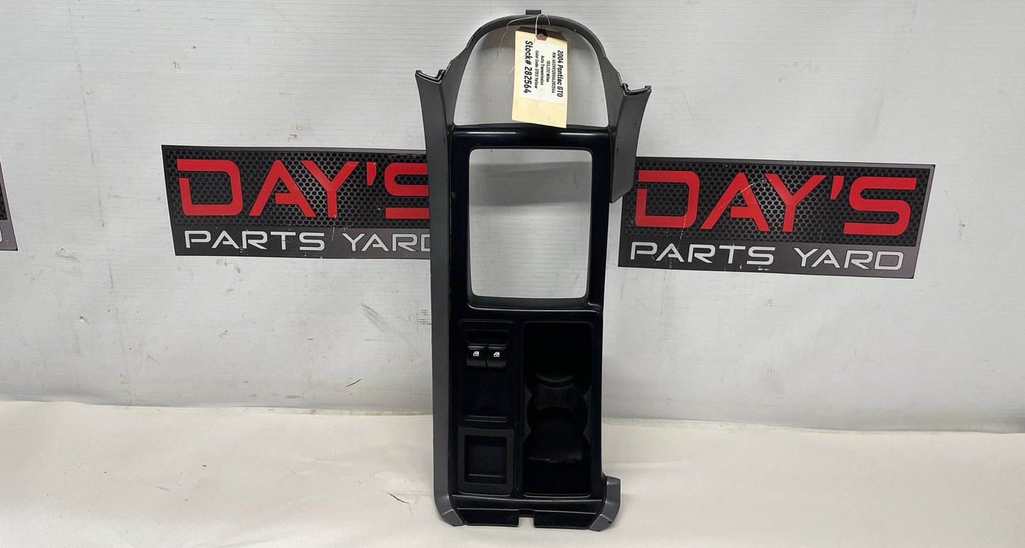 2004 Pontiac GTO Center Console Shifter Bezel Trim Window Switches OEM - Day's Parts Yard
