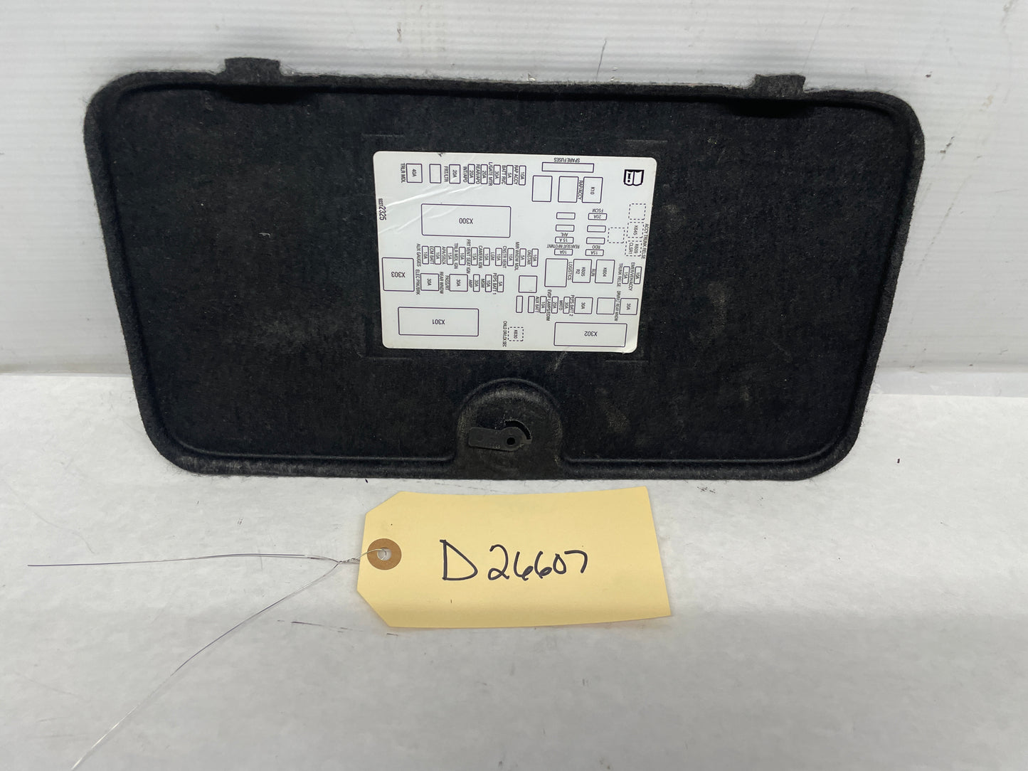 2014 Chevy SS Sedan Battery Stowage Access Hole Door Felt Trim Cover OEM