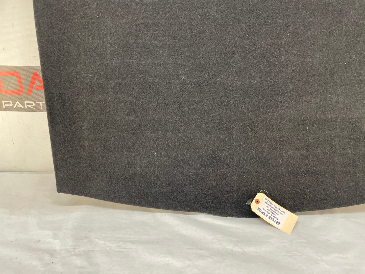 2017 Chevy SS Sedan Spare Tire Trunk Compartment Carpet Floor Panel Cover OEM - Day's Parts Yard