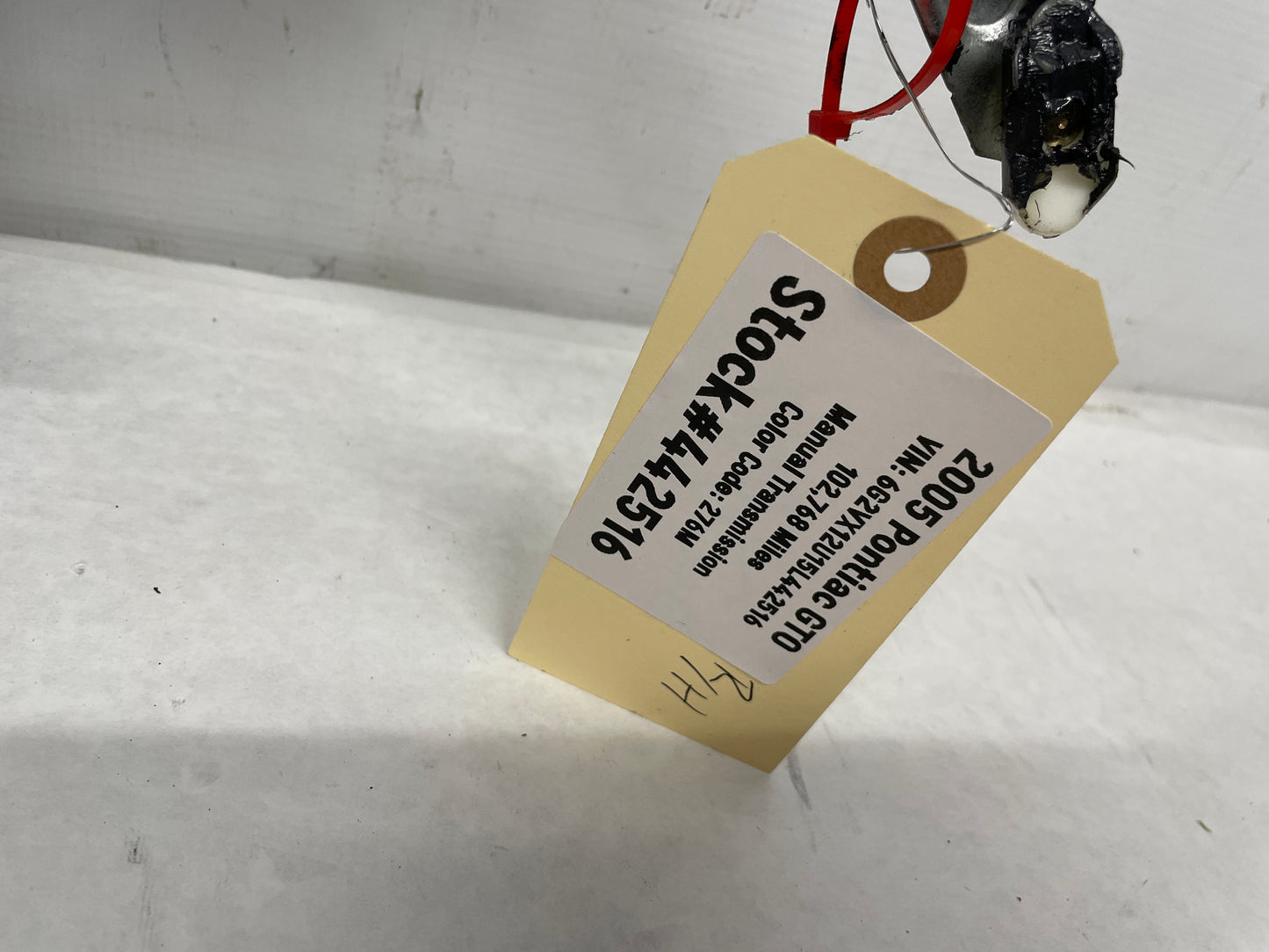 2005 Pontiac GTO RH Passenger Front Window Regulator Motor OEM - Day's Parts Yard