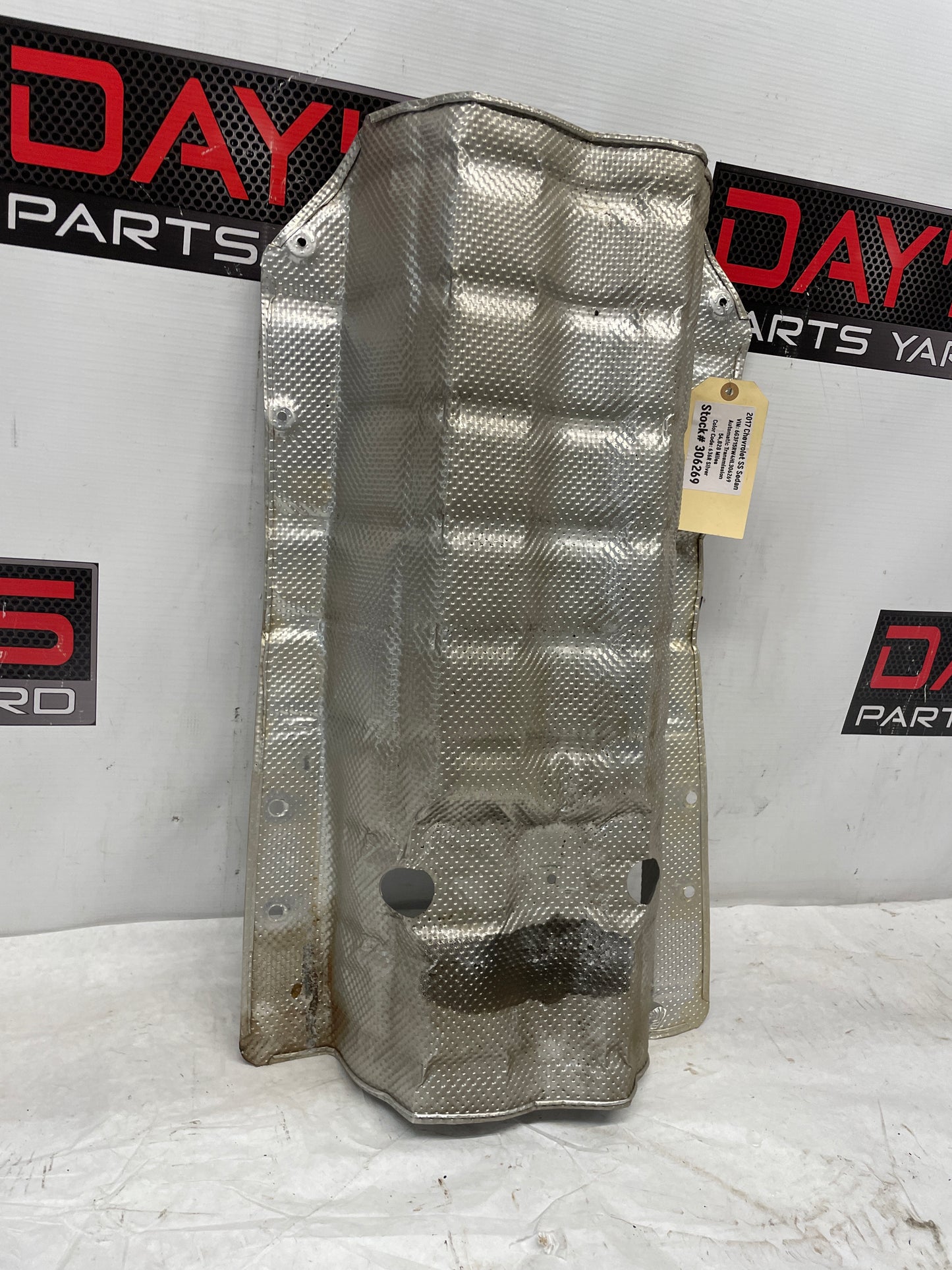 2017 Chevy SS Sedan Transmission Tunnel Exhaust Heat Shield OEM