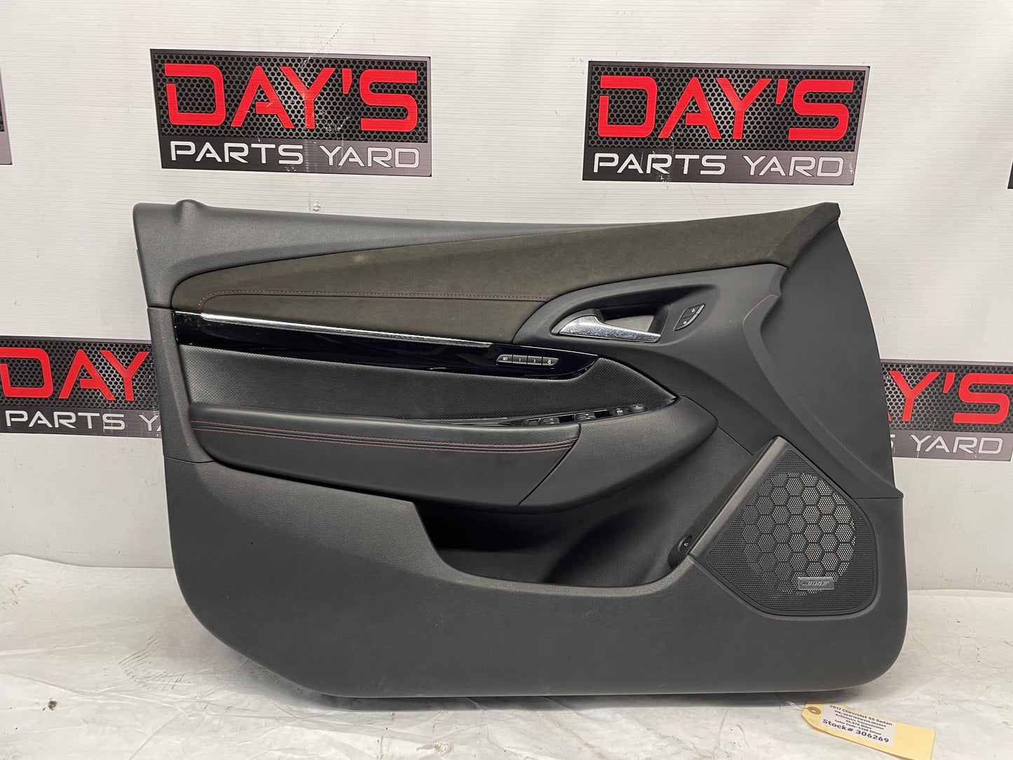 2017 Chevy SS Sedan LH Driver Front Interior Door Panel Trim OEM