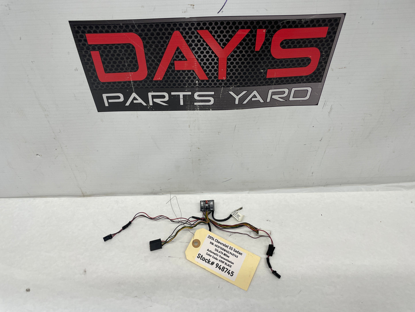 2014 Chevy SS Sedan Steering Wheel Wire Wiring Harness OEM