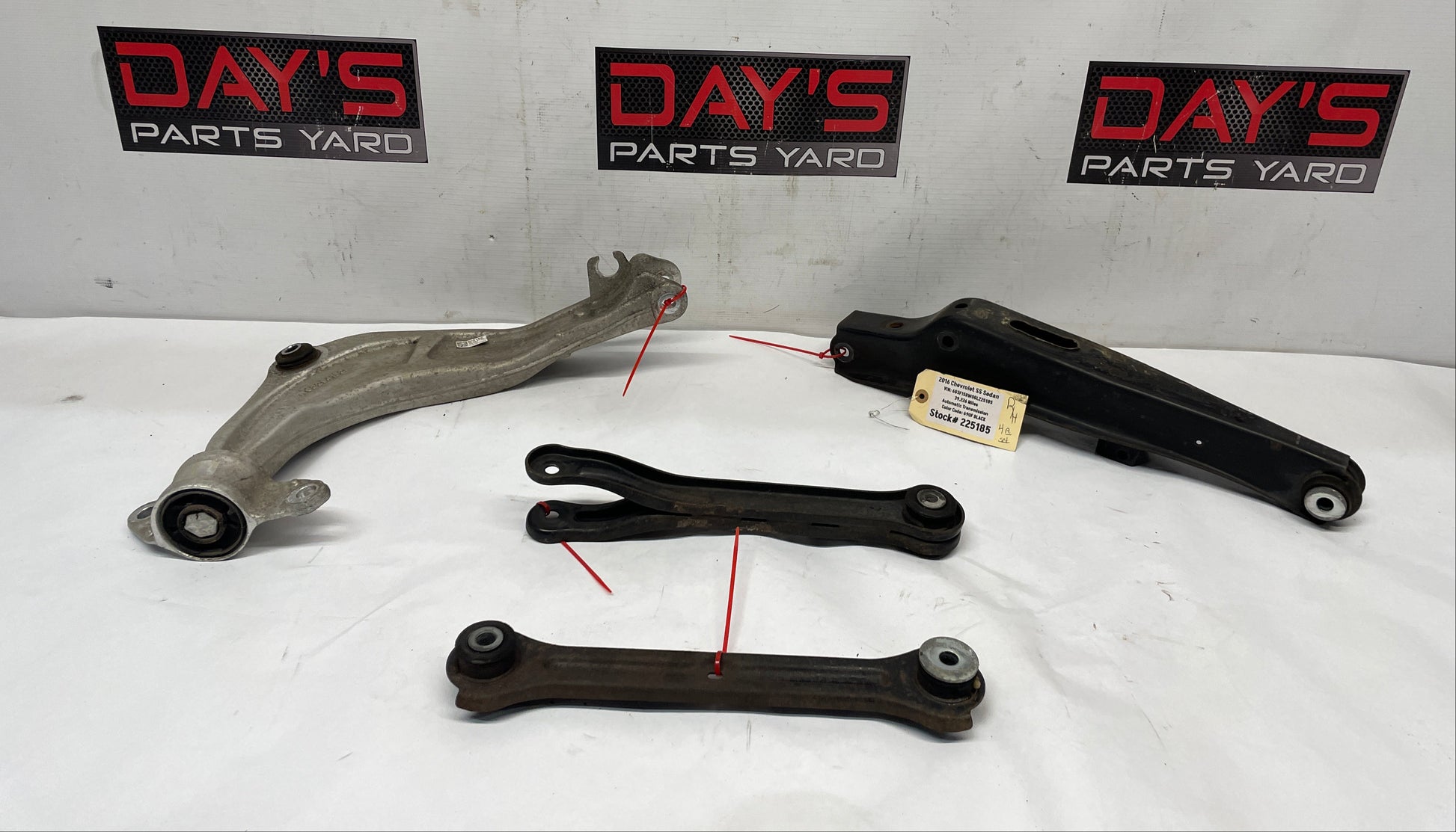 2016 Chevy SS Sedan RH Passenger Rear Suspension Control Trailing Arm Set OEM - Day's Parts Yard