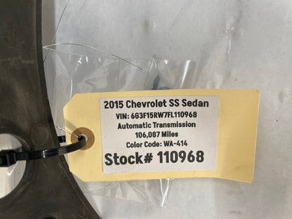 2015 Chevy SS Sedan Radiator Grille Cover Sight Shield OEM