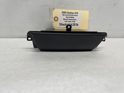 2005 Pontiac GTO Lower Radio Storage Cubby Compartment Tray OEM - Day's Parts Yard