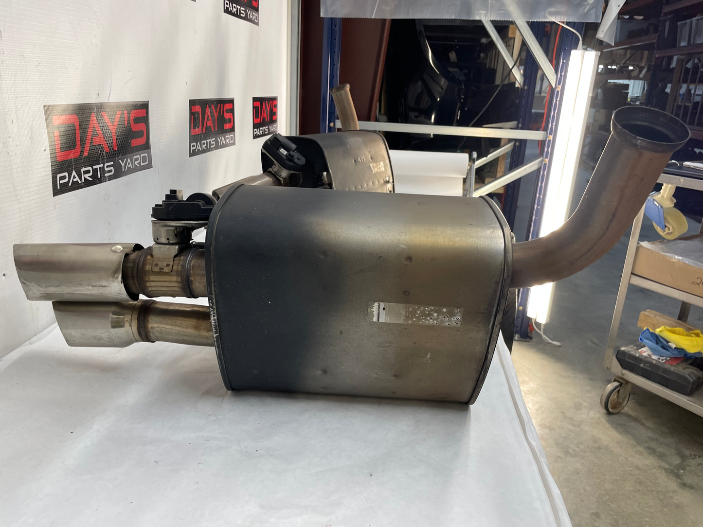 2017 Chevy SS Sedan Factory OEM Bi Mode RH & LH Exhaust Mufflers OEM - Day's Parts Yard