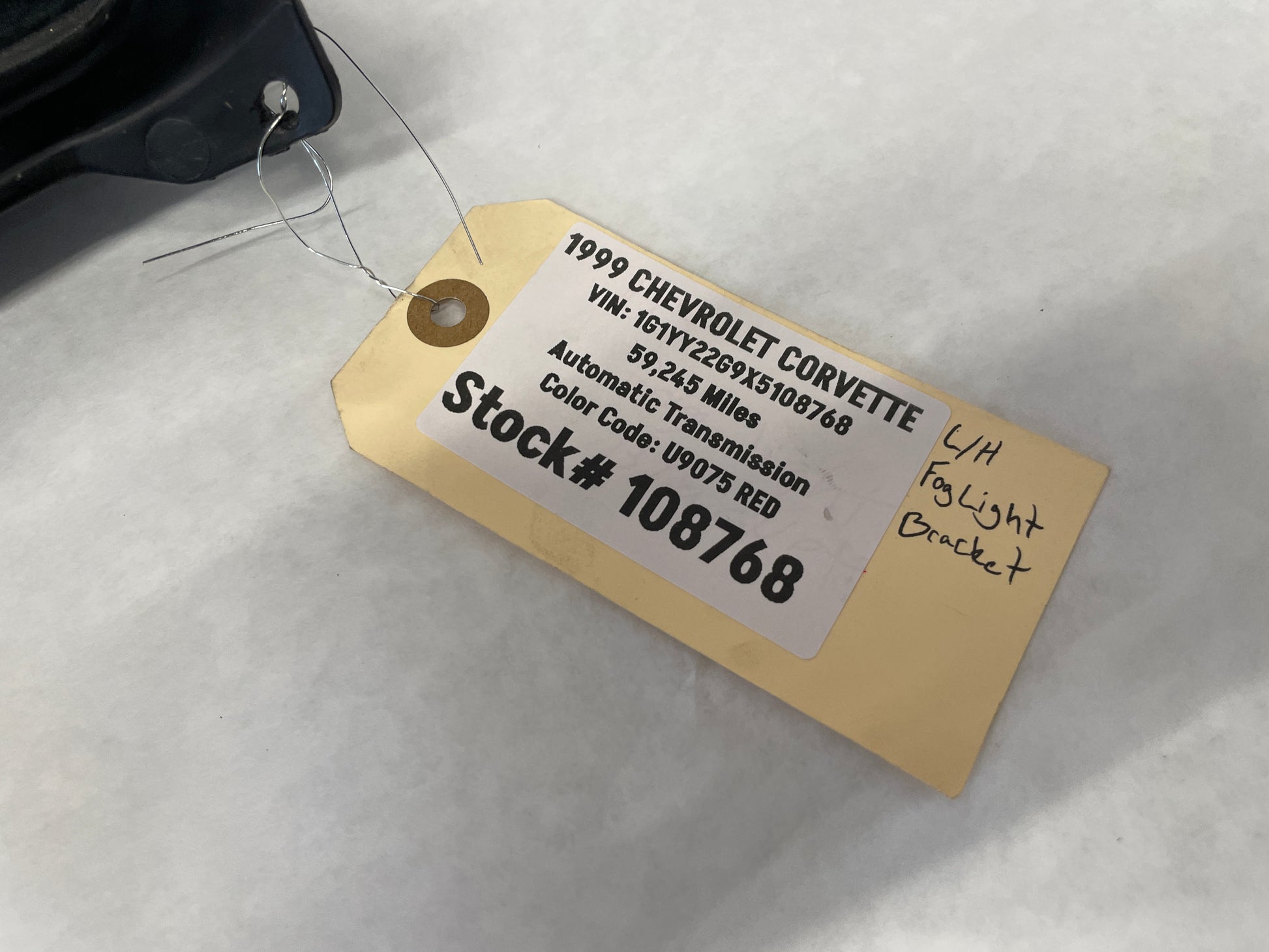 1999 Chevy C5 Corvette LH Driver Fog Light Deflector Bezel OEM - Day's Parts Yard