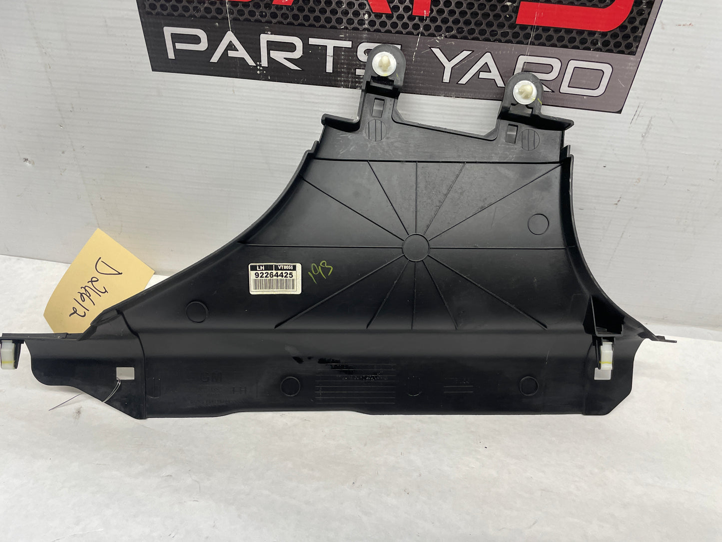 2014 Chevy SS Sedan LH Driver Lower B Pillar Carpet Retainer Trim Panel OEM