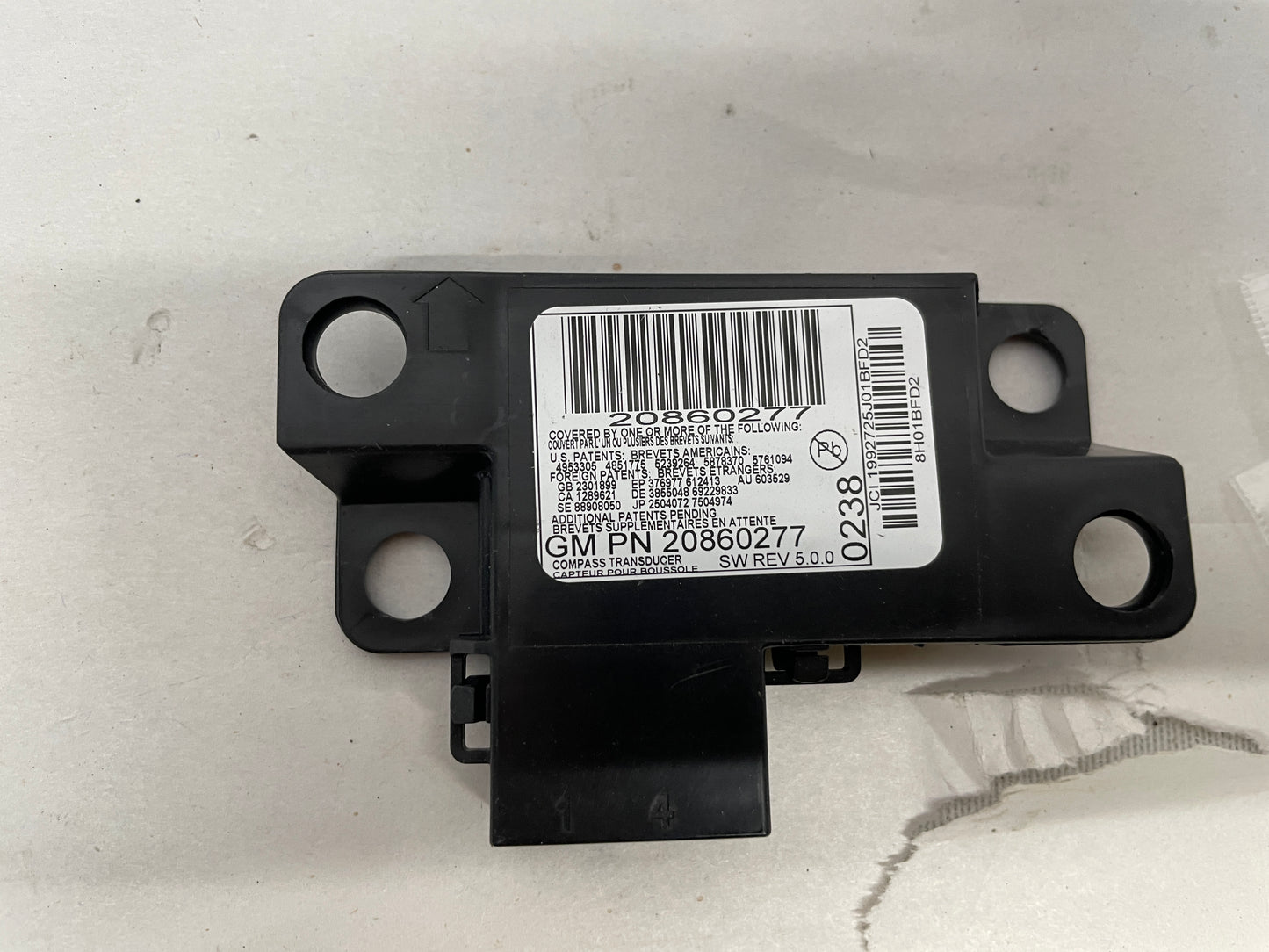 2011 Cadillac CTS-V Coupe Electronic Compass Module OEM - Day's Parts Yard