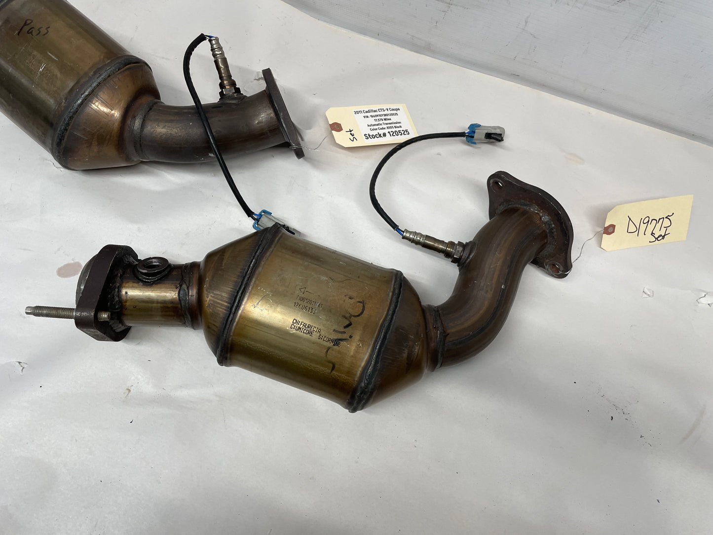 2011 Cadillac CTS-V Coupe Catalytic Converters OEM - Day's Parts Yard