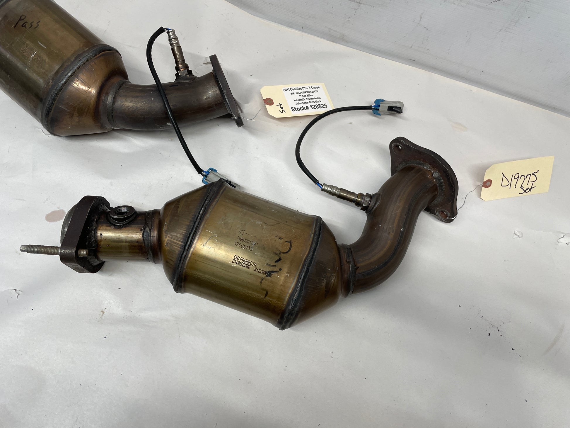 2011 Cadillac CTS-V Coupe Catalytic Converters OEM - Day's Parts Yard
