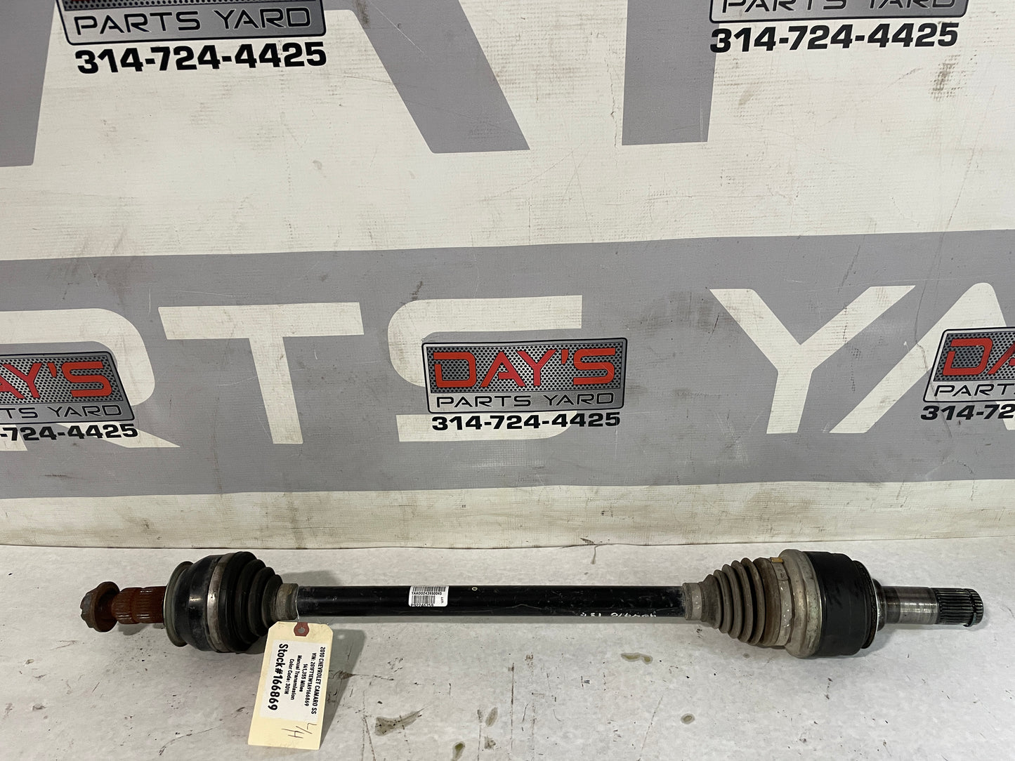 2010 Chevy Camaro SS LH Driver CV Axle Half Shaft OEM - Day's Parts Yard