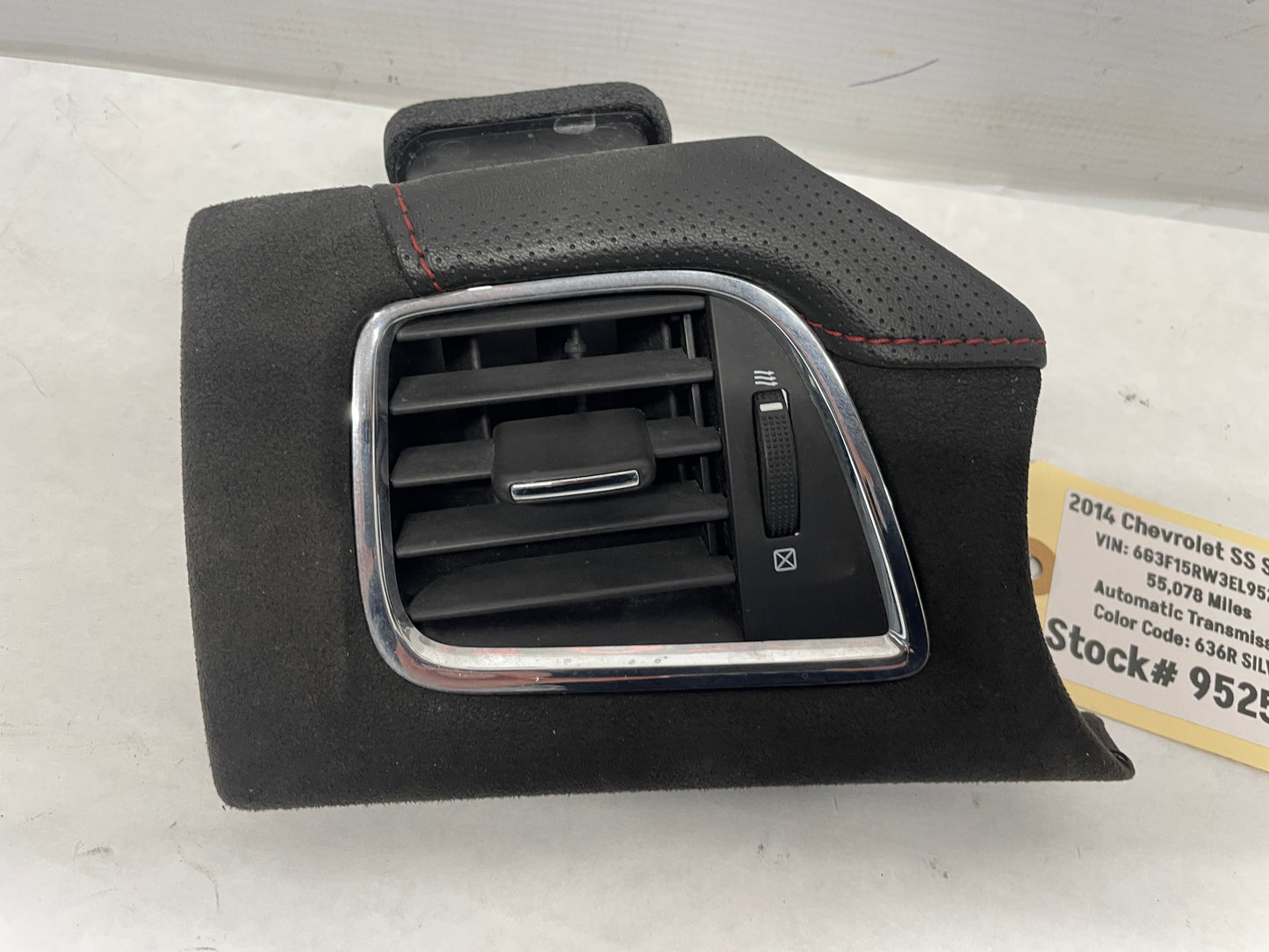 2014 Chevy SS Sedan LH Driver Suede Dash Vent Trim Panel Insert OEM