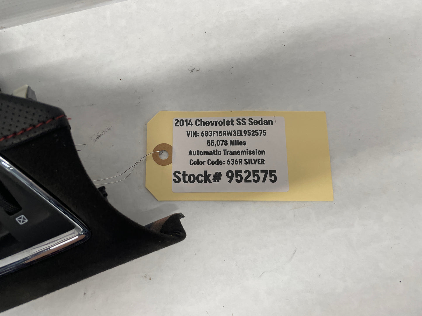 2014 Chevy SS Sedan LH Driver Suede Dash Vent Trim Panel Insert OEM