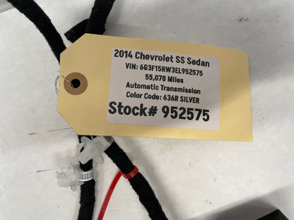 2014 Chevrolet SS Sedan Front Seat Body Side Wire Wiring Harness Pigtails OEM