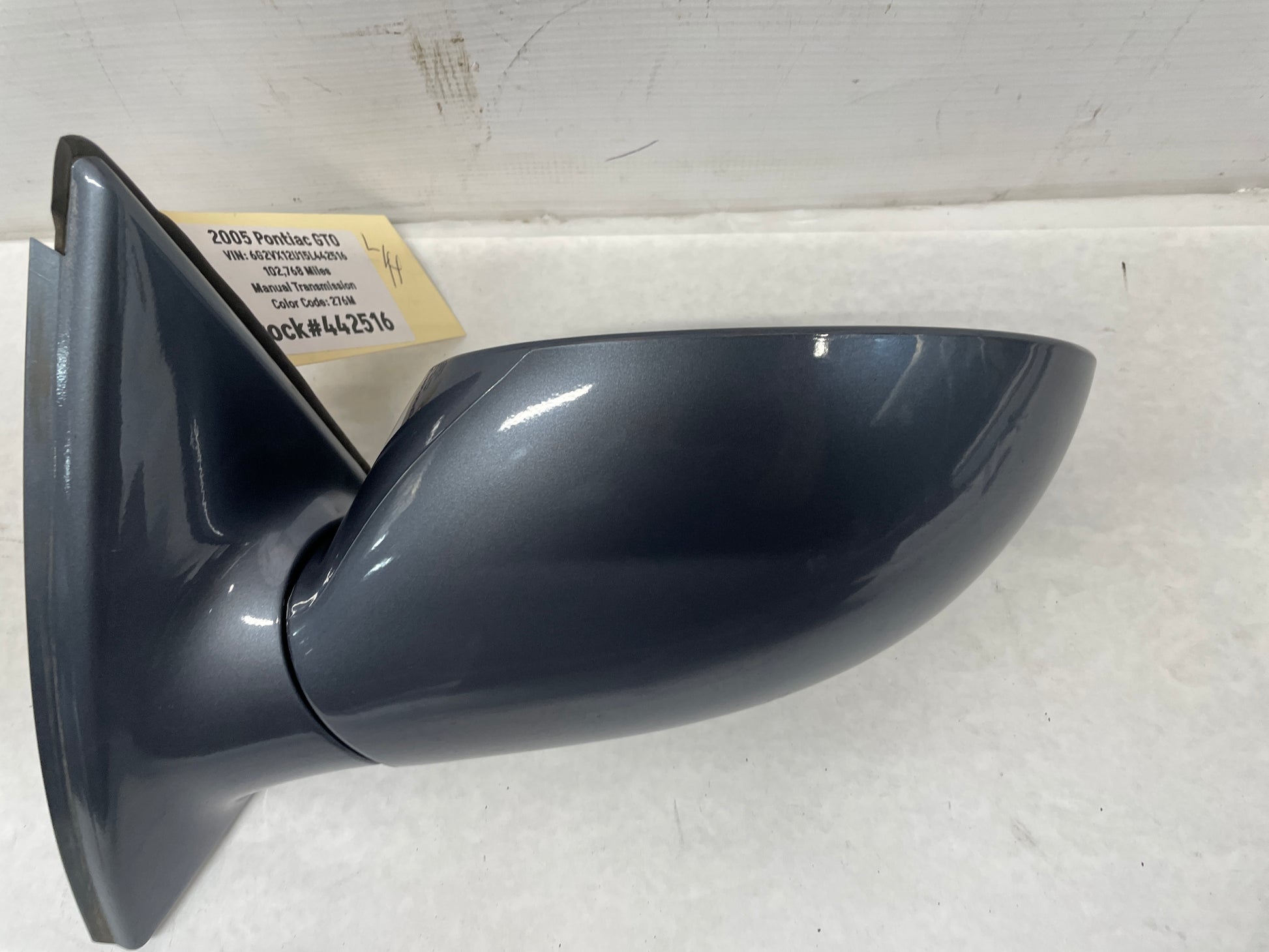 2005 Pontiac GTO LH Driver Exterior Outside Mirror OEM - Day's Parts Yard