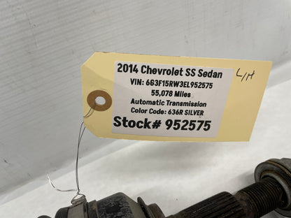 2014 Chevy SS Sedan LH Driver Rear CV Axle Half Shaft OEM